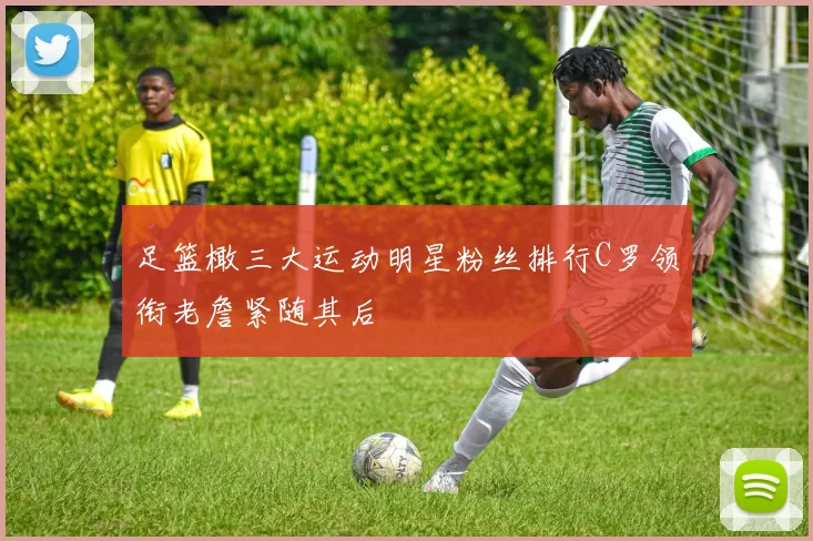 足篮橄三大运动明星粉丝排行C罗领衔老詹紧随其后